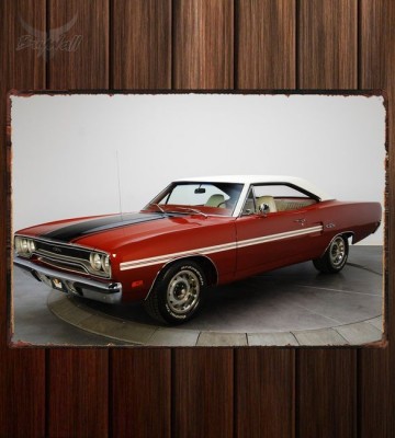 Металлическая табличка Plymouth GTX 539